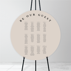 Ferris Wheel: Wedding Seating Chart