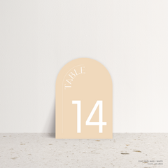 Products First Date: Wedding Table Number