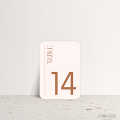 Products First Date: Wedding Table Number