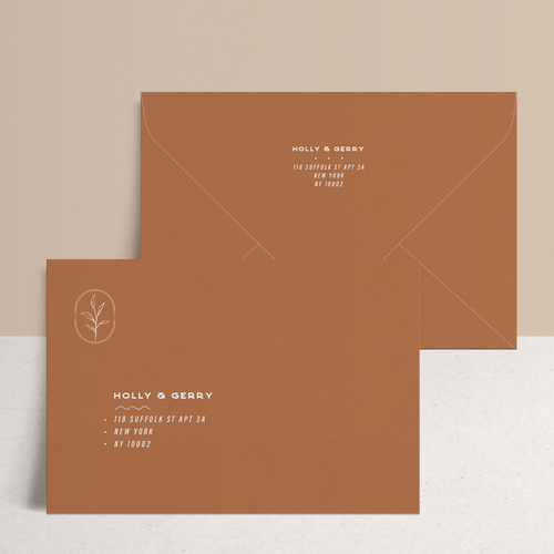 Galway Girl: Envelope Print Front & Back