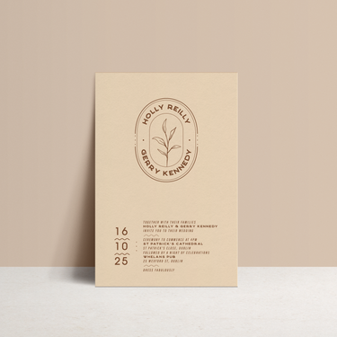 Galway Girl: Wedding Invitation