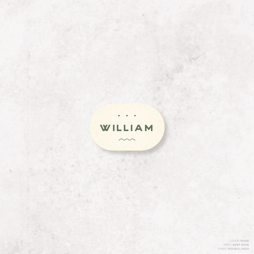 Galway Girl: Wedding Place Card