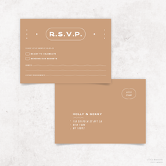 Galway Girl: Wedding RSVP Card