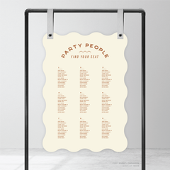 Galway Girl: Wedding Seating Chart