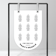 Galway Girl: Wedding Seating Chart