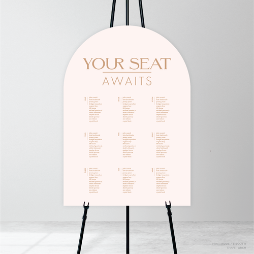 Henry: Baptism Seating Chart