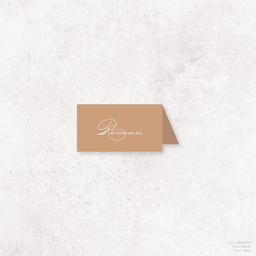 Julia: Baptism Place Card