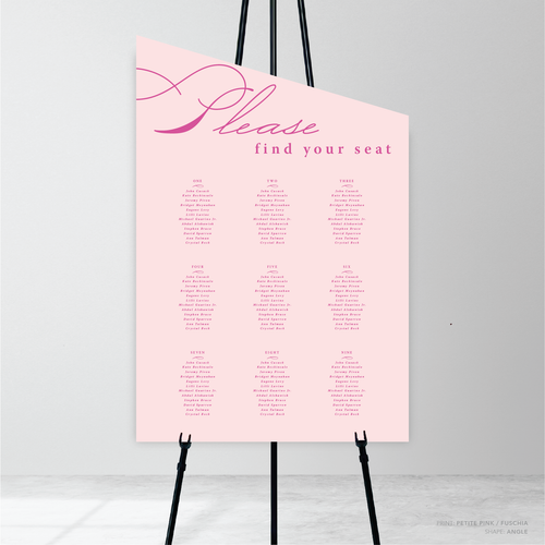 Julia: Baptism Seating Chart