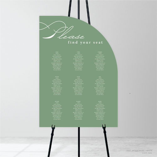 Julia: Baptism Seating Chart