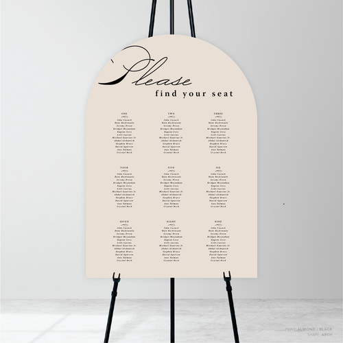 Julia: Baptism Seating Chart