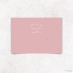 Laura: Envelope Print Back