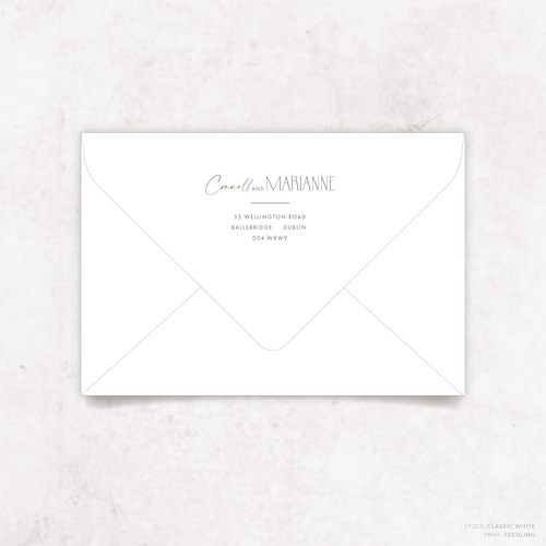 Magnetic Attraction: Envelope Print Back