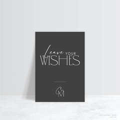 Magnetic Attraction: Wedding Info Sign