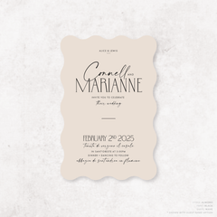 Magnetic Attraction: Wedding Invitation