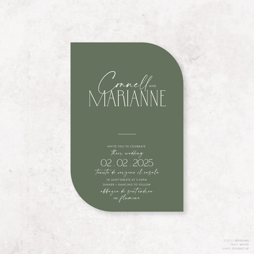 Magnetic Attraction: Wedding Invitation