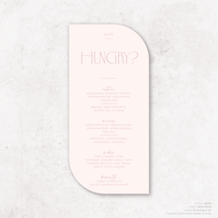 Magnetic Attraction: Wedding Menu