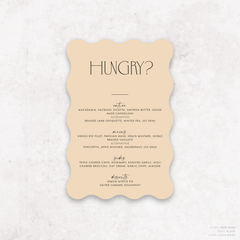 Magnetic Attraction: Wedding Menu