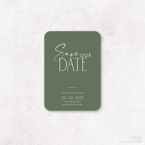 Magnetic Attraction: Wedding Save The Date