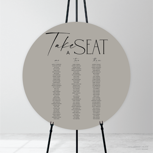 Magnetic Attraction: Wedding Seating Chart