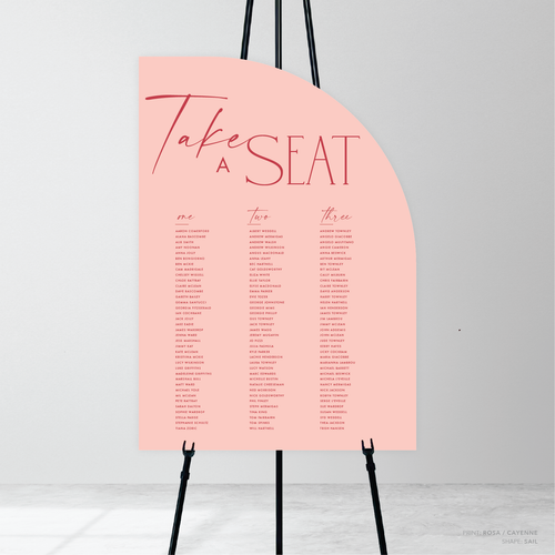 Magnetic Attraction: Wedding Seating Chart