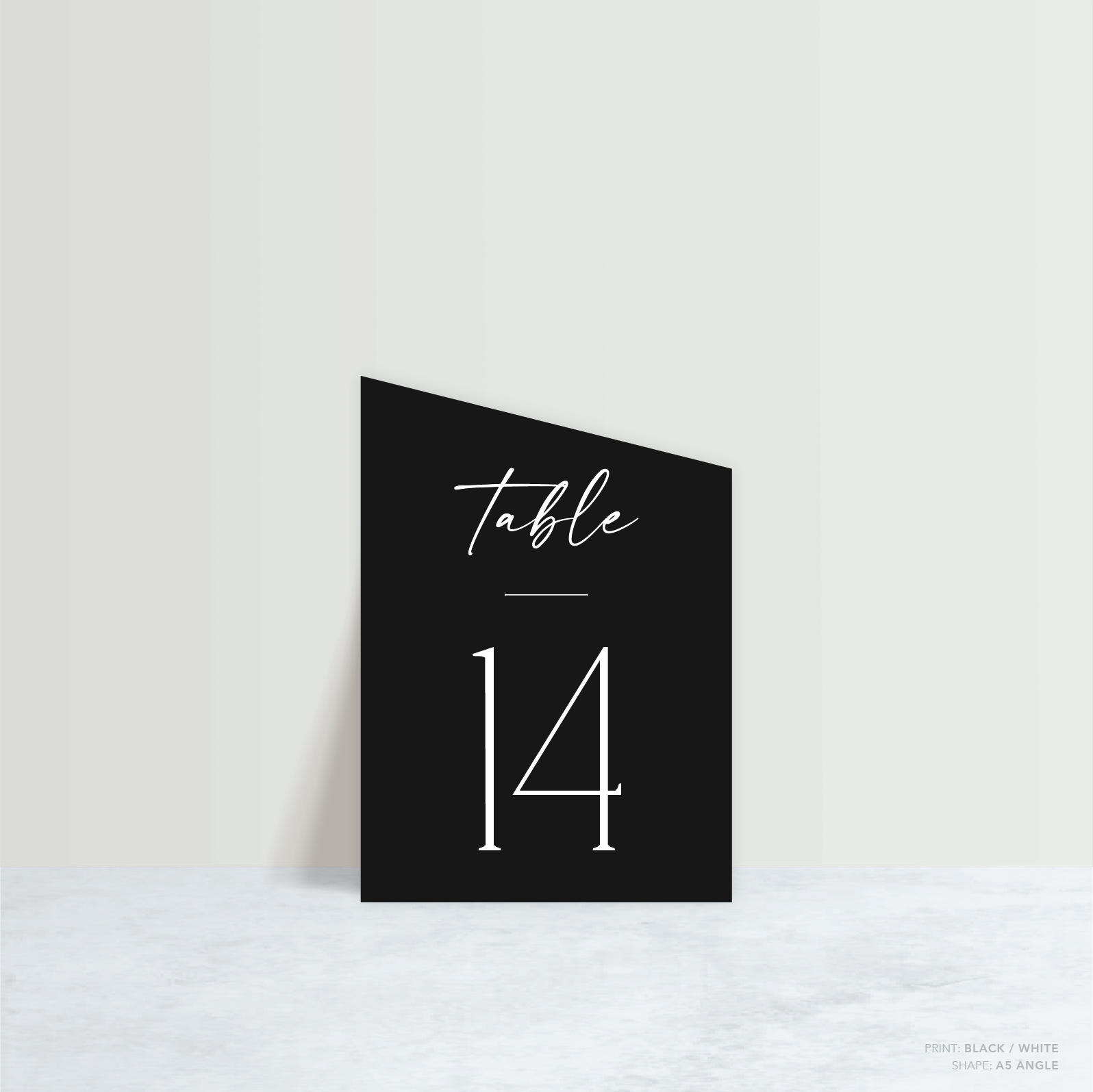 Magnetic Attraction: Wedding Table Number – adelphi mou
