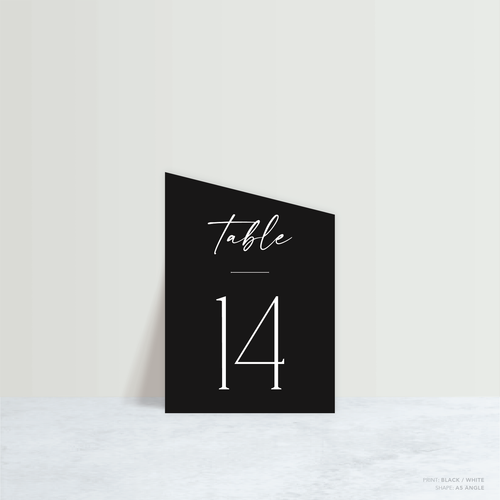 Magnetic Attraction: Wedding Table Number