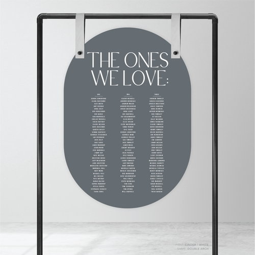 Me And You: Wedding Seating Chart