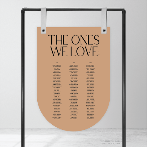 Me And You: Wedding Seating Chart