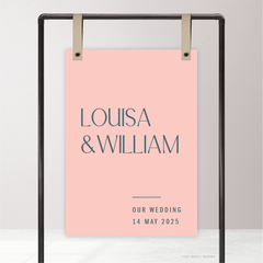 Me And You: Wedding Welcome Sign