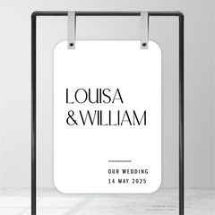 Me And You: Wedding Welcome Sign