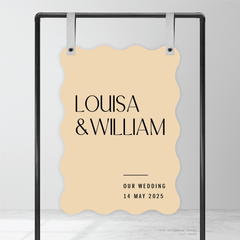 Me And You: Wedding Welcome Sign