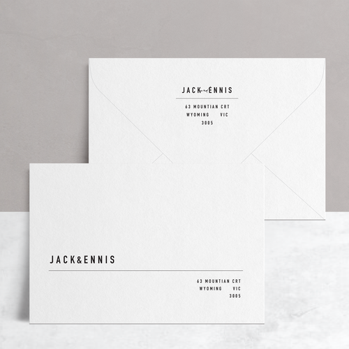 Never Let You Go: Envelope Print Front & Back