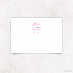 Olivia: Envelope Print Back
