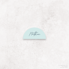 Olivia: Baptism Place Card