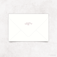 Oscar: Envelope Print Back