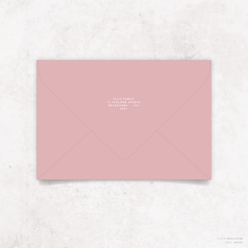 Oscar: Envelope Print Back