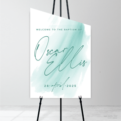 Oscar: Baptism Welcome Sign