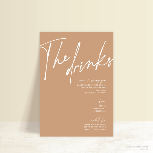 Seabrook: Wedding Bar Sign