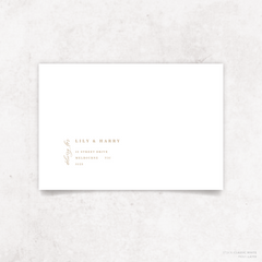 Serena: Envelope Print Front