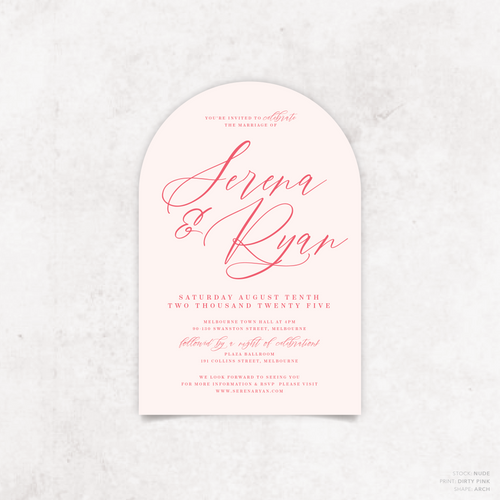 Serena: Wedding Invitation