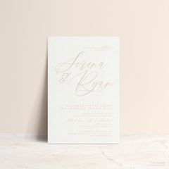 Serena: Wedding Invitation