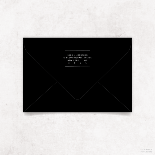 Serendipity: Envelope Print Back