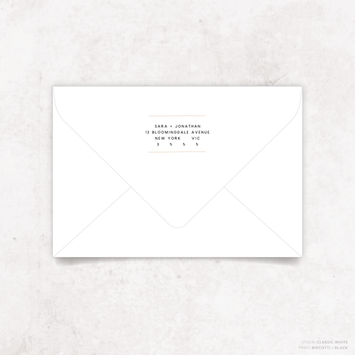 Serendipity: Envelope Print Back