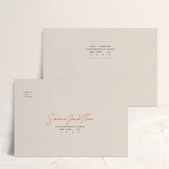 Serendipity: Envelope Print Front & Back