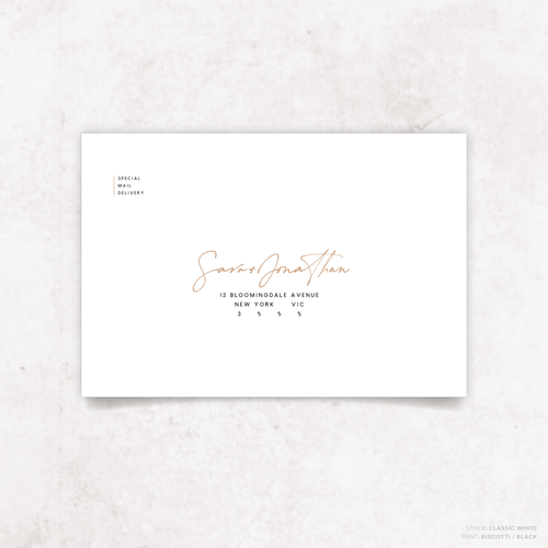 Serendipity: Envelope Print Front