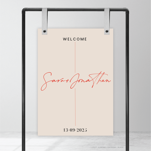 Serendipity: Wedding Welcome Sign