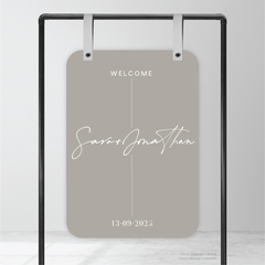 Serendipity: Wedding Welcome Sign