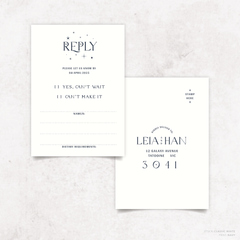 Starry: Wedding RSVP Card