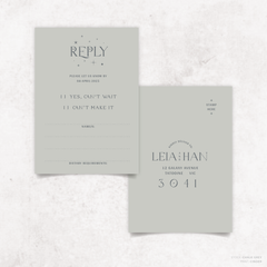 Starry: Wedding RSVP Card