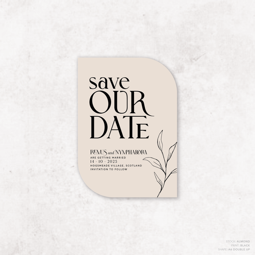 Wolfsbane: Wedding Save The Date